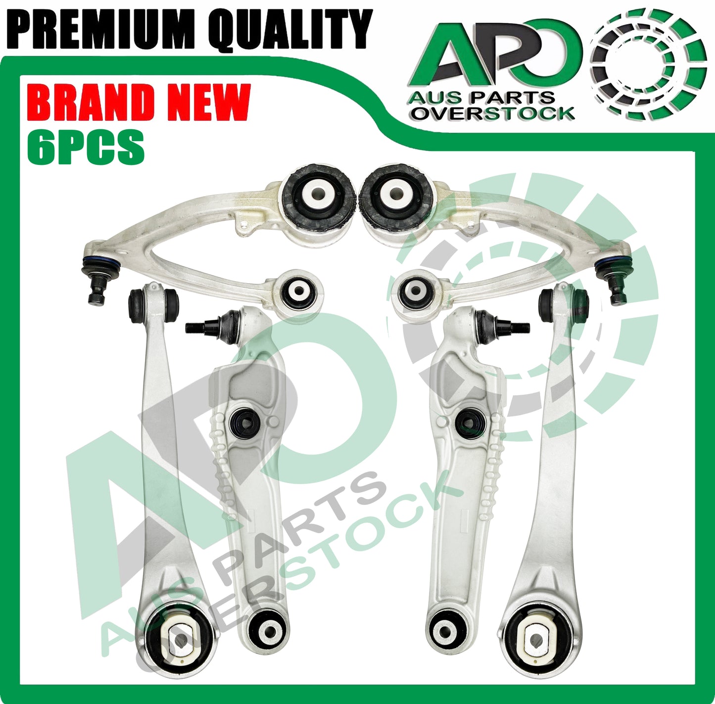 6PCS Front Upper Lower Right Left Control Arms for LAND ROVER RANGE ROVER L560