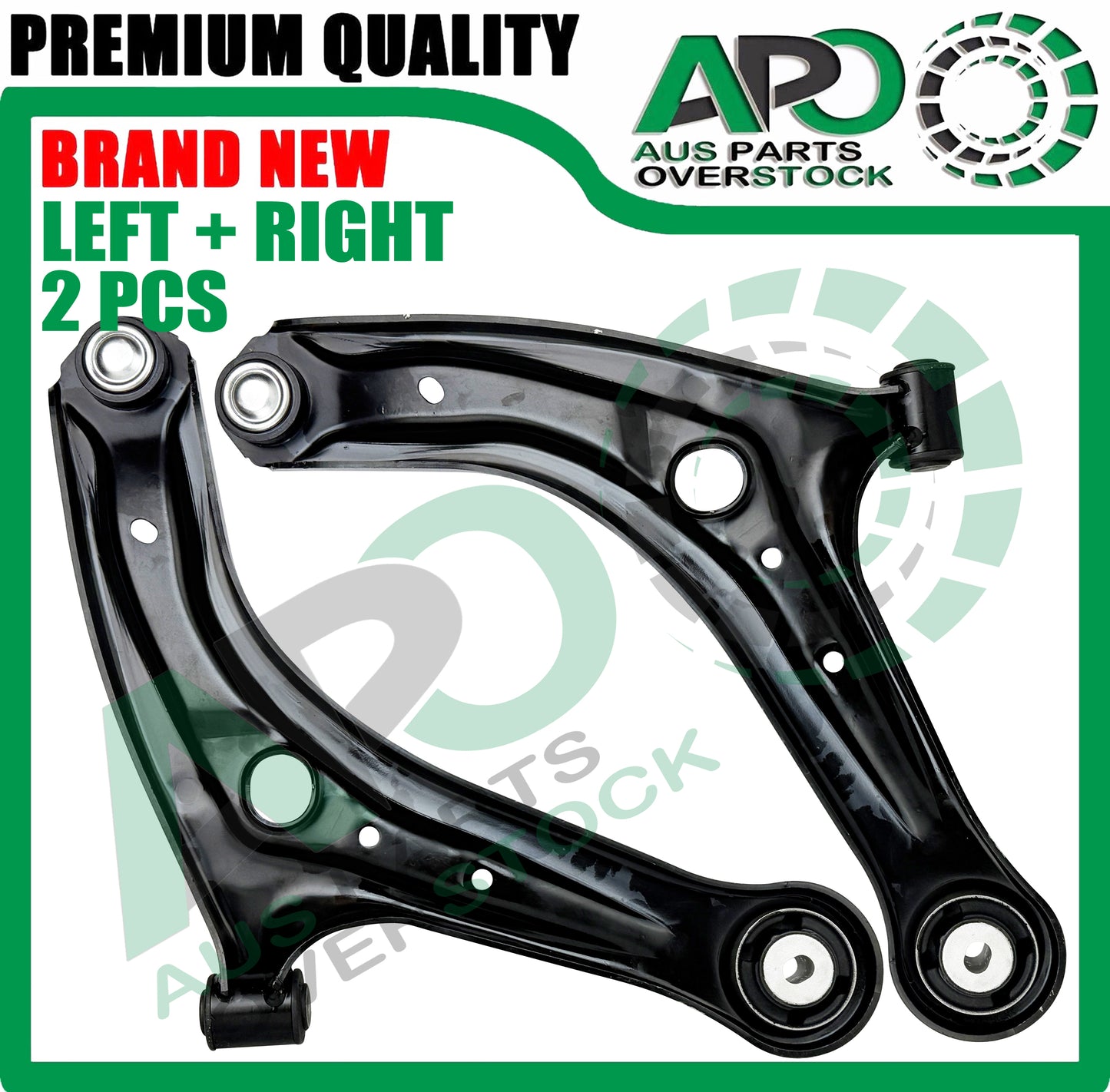 Front Lower Left & Right Control Arms For Mazda 2 DE 06/2007-08/2014