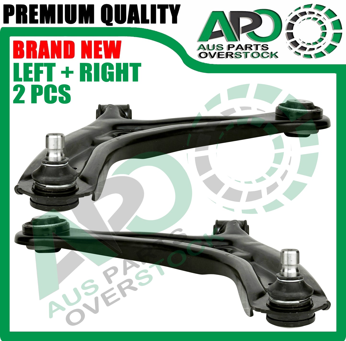 Front Lower Left & Right Control Arms For Mazda 2 DE 06/2007-08/2014