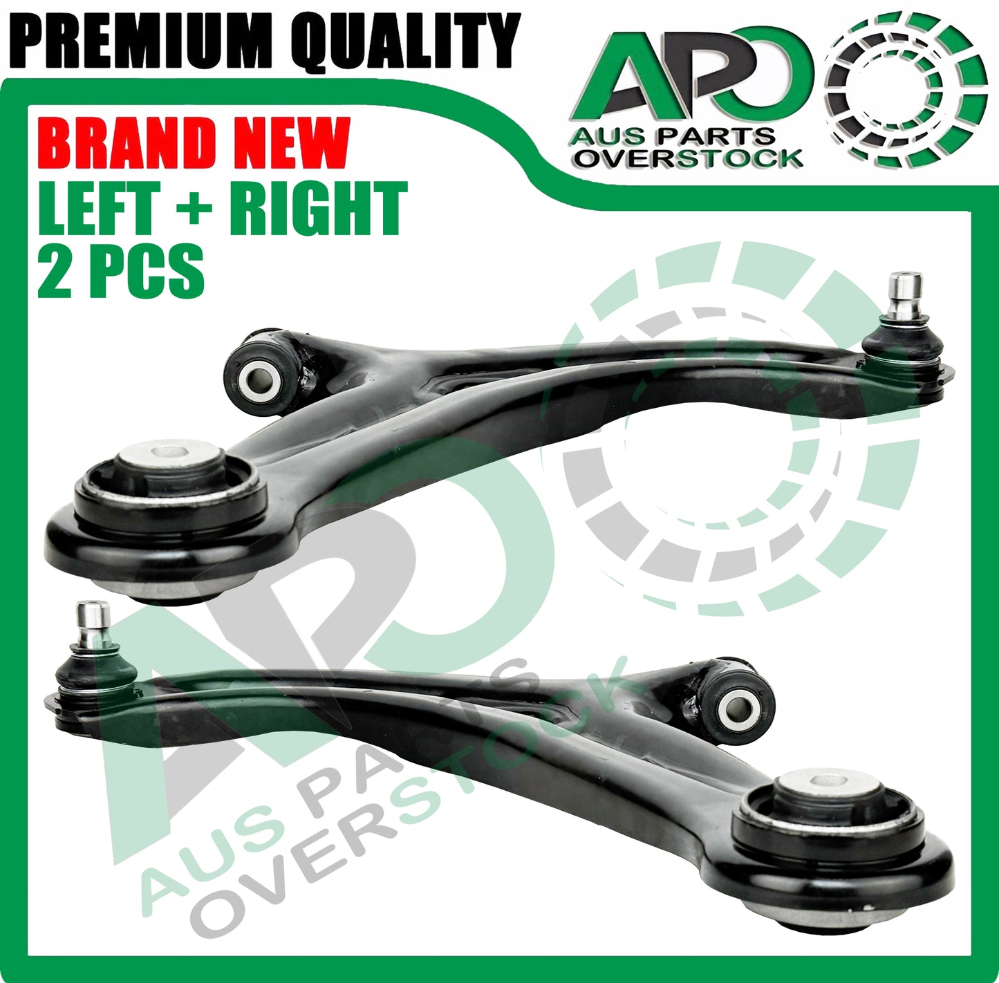Front Lower Left & Right Control Arms For Mazda 2 DE 06/2007-08/2014
