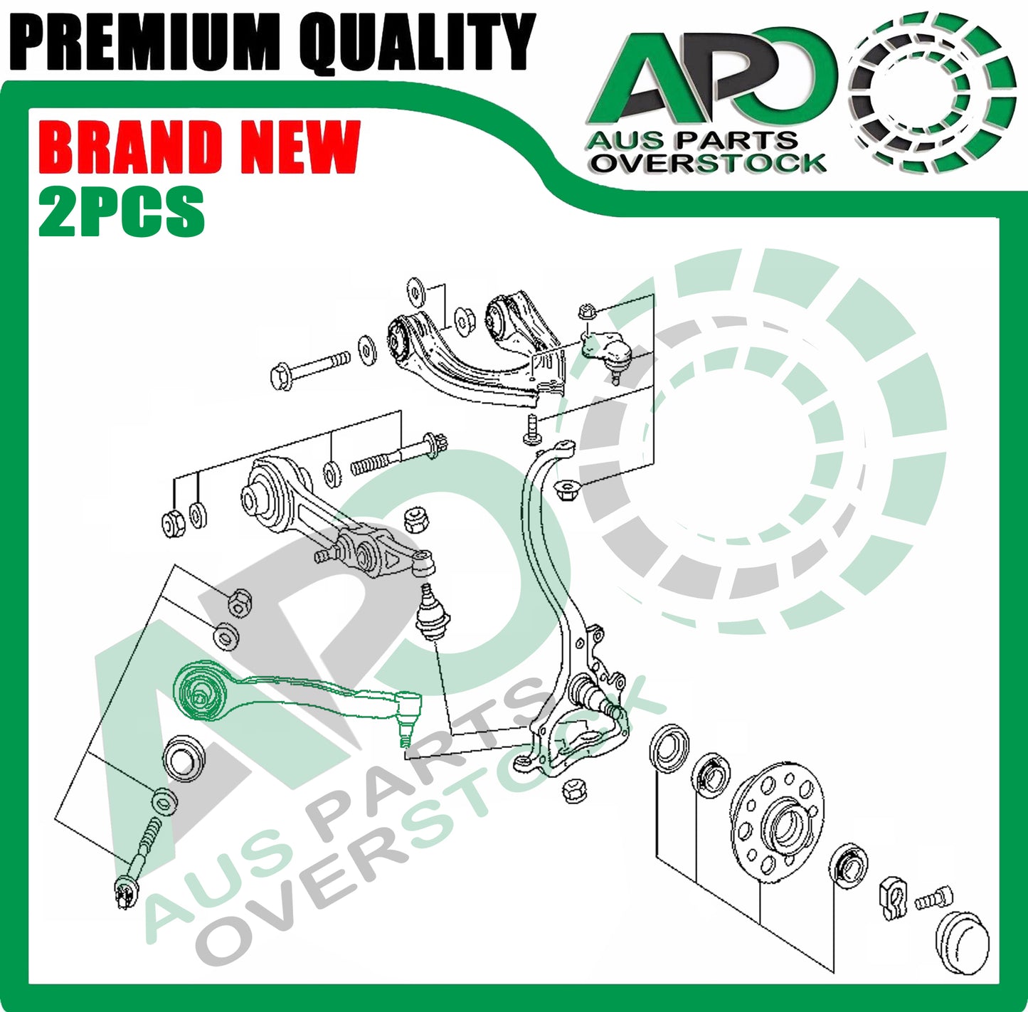 Front Lower Left & Right Curved Control Arms For MERCEDES E-CLASS W211 S211 2002-2009