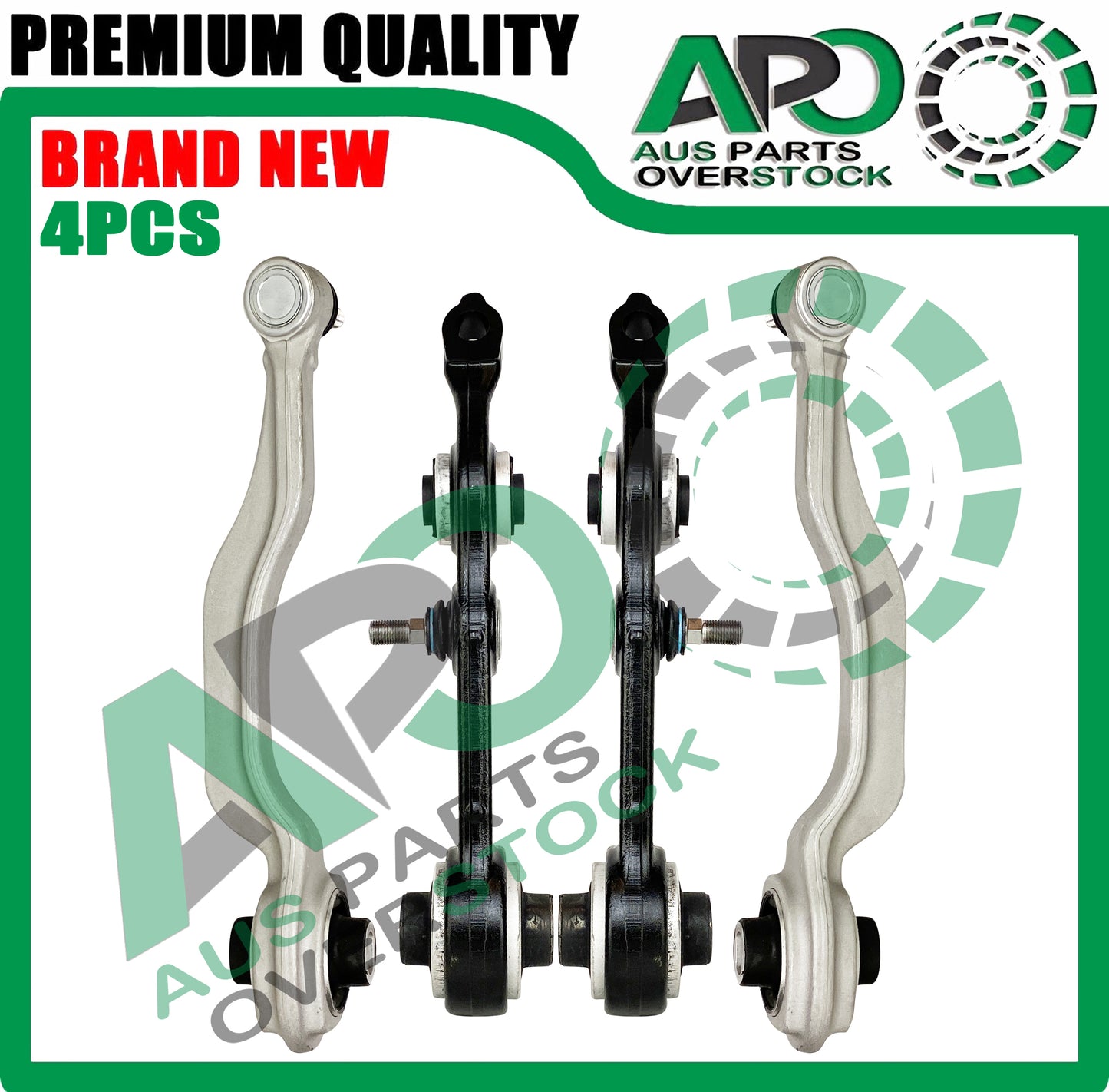 4PCS Front Lower Left & Right Control Arms For MERCEDES E-CLASS W211 S211 3/2002-7/2009