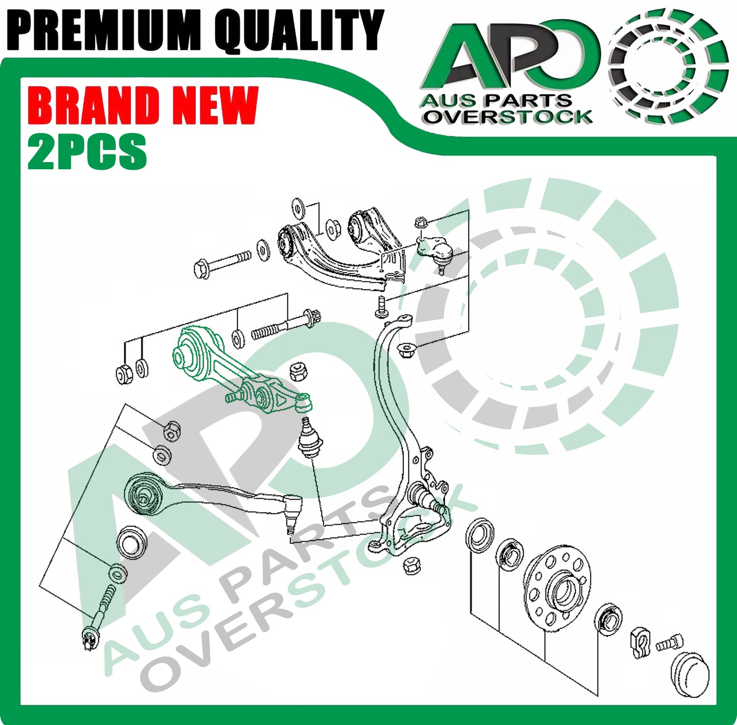 Front Lower Left & Right Straight Control Arms For MERCEDES CLS Coupe C219 10/2004-2/2011