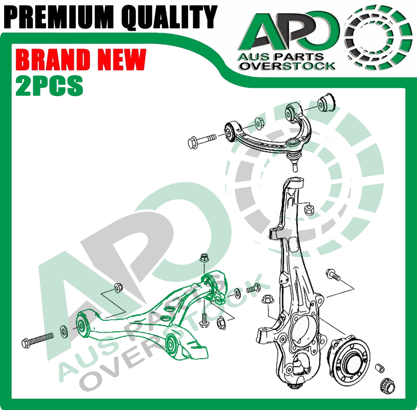 Front Lower Left Right Control Arm Pair For MERCEDES GL-Class GLS-Class X166