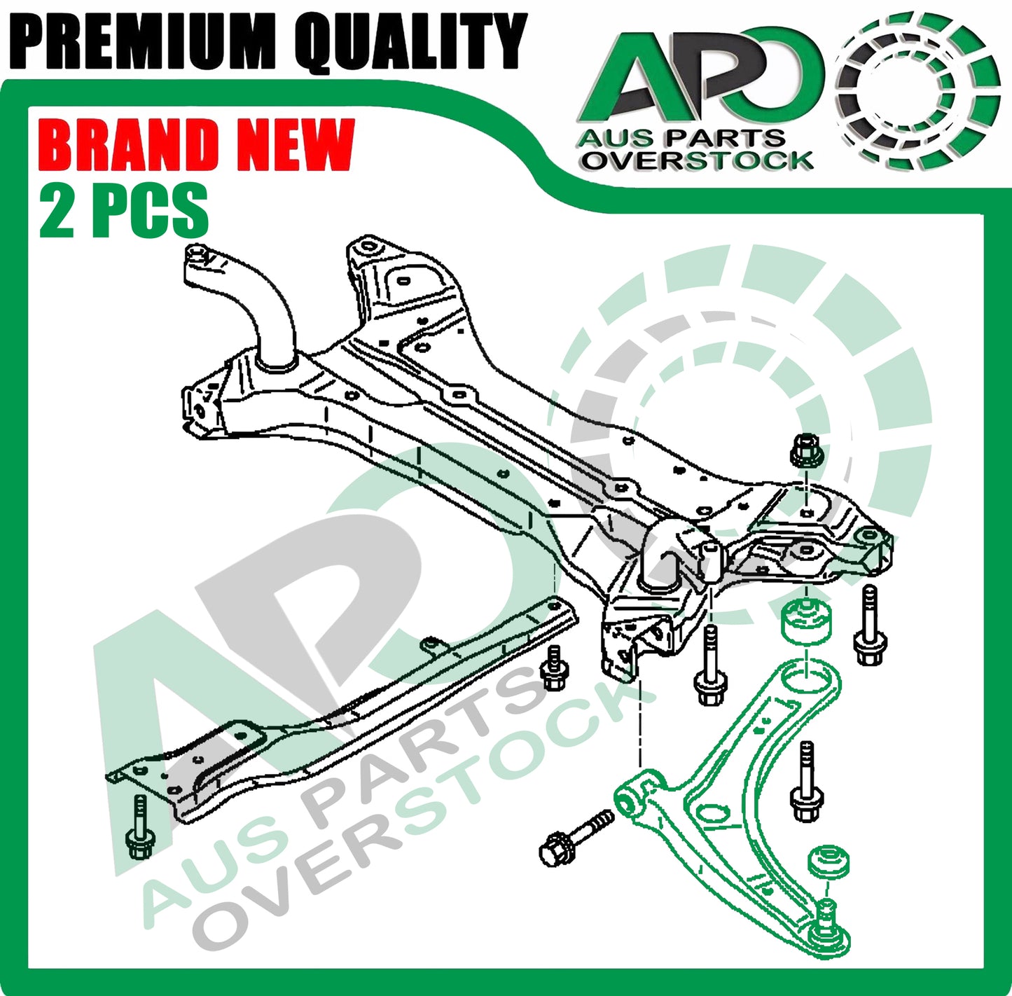 Front Lower Control Arms Ball Joints a pair for MITSUBISHI Outlander ZG 2006-2012