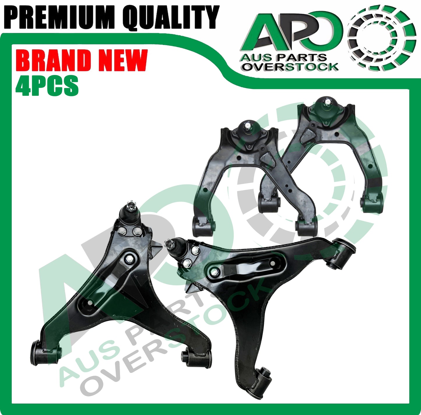 Front Upper Lower Left & Right Control Arms & Ball Joints for MITSUBISHI PAJERO NM NP 05/2000-2006 (Copy)