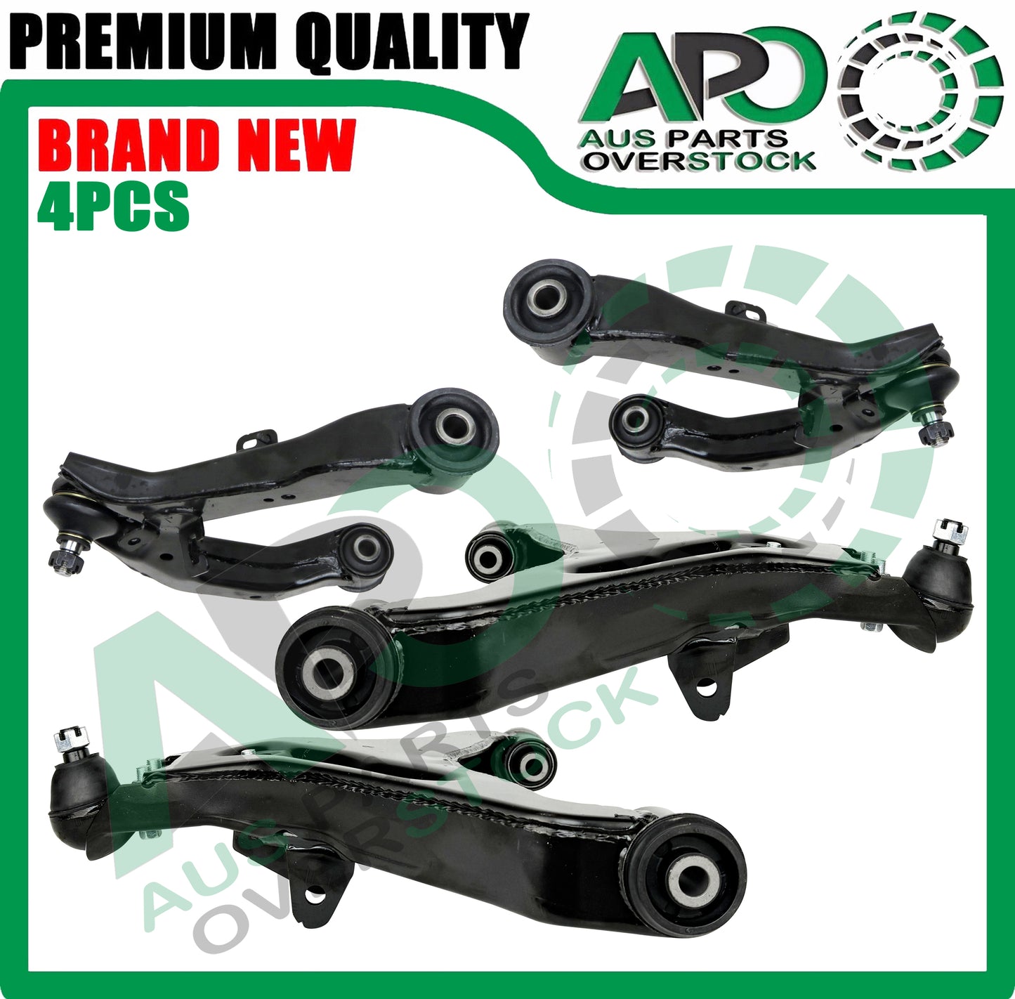 Front Upper Lower Left & Right Control Arms & Ball Joints for MITSUBISHI PAJERO NM NP 05/2000-2006 (Copy)