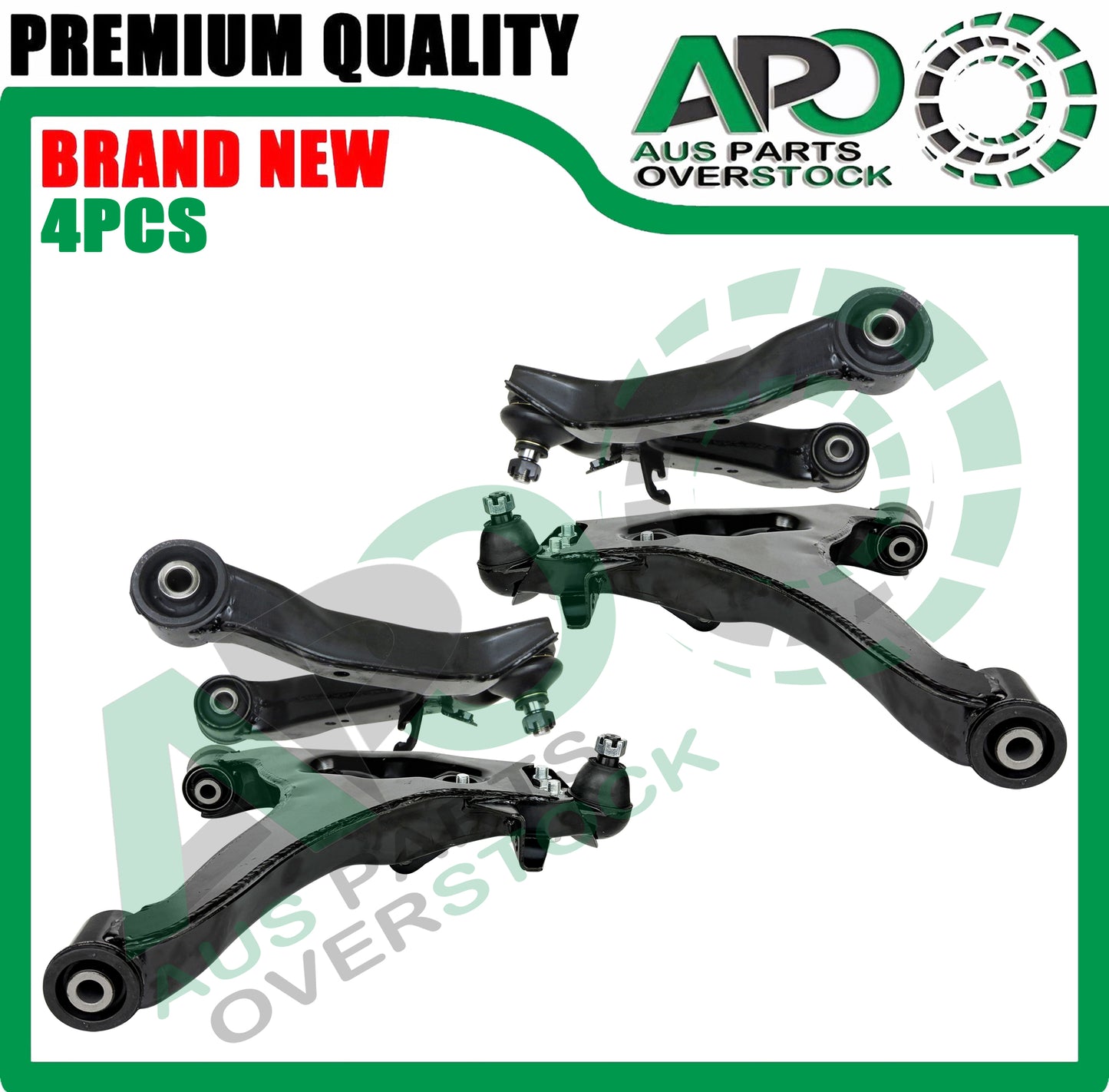 Front Upper Lower Left & Right Control Arms & Ball Joints for MITSUBISHI PAJERO NM NP 05/2000-2006 (Copy)