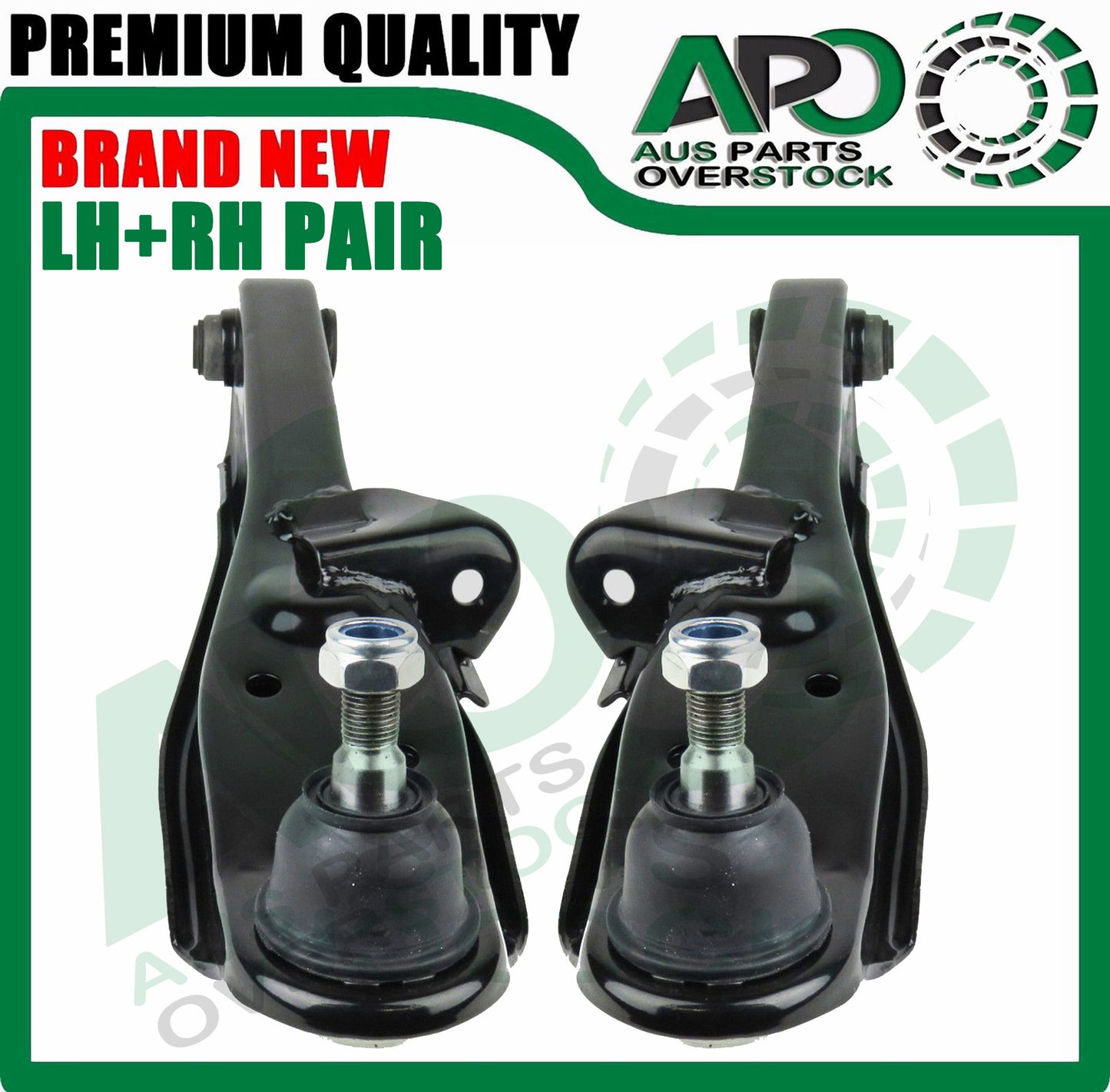Front Lower L & R Control Arms & Ball Joints for MITSUBISHI Pajero IO QA 1999-2003