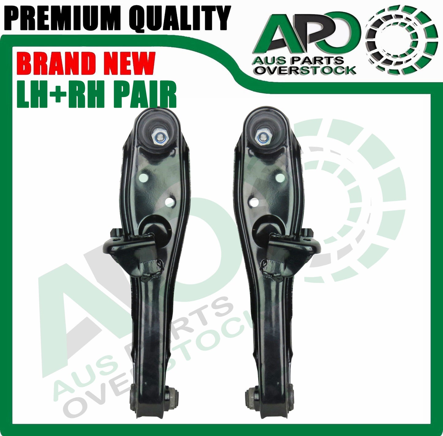 Front Lower L & R Control Arms & Ball Joints for MITSUBISHI Pajero IO QA 1999-2003