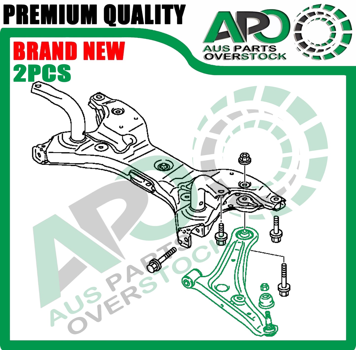 Front Lower Left Right Control Arm & Ball Joint for MITSUBISHI MIRAGE LA LB 2012-On