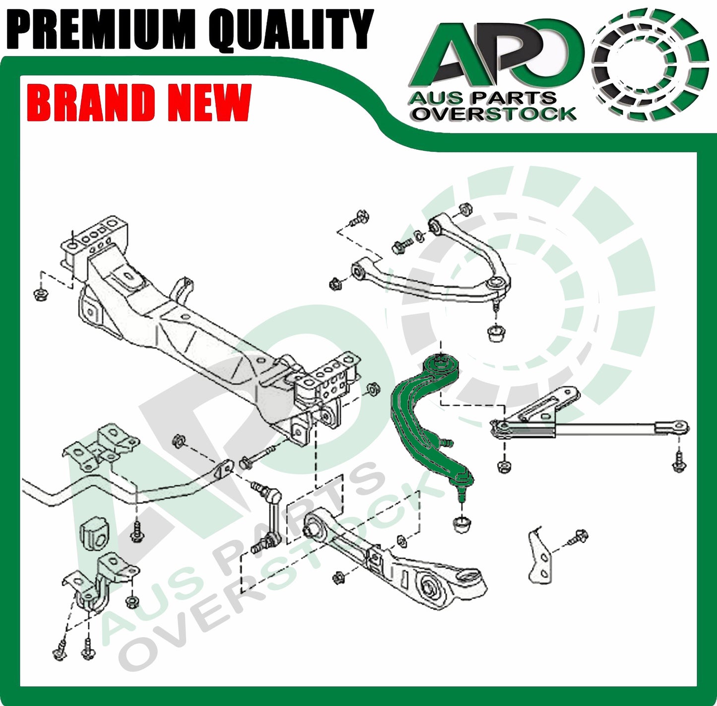 Front Lower Left & Right Control Arm for NISSAN 350Z Z33 02/2003-08/2009 Curved Shape