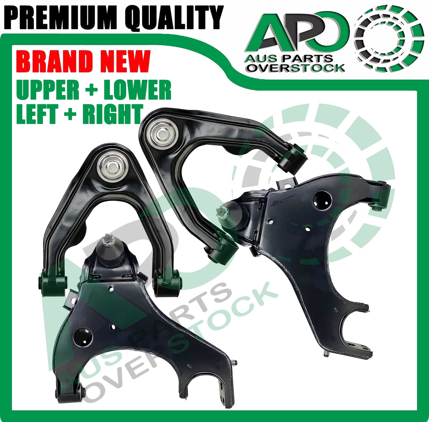 Front Lower Upper Left Right Control Arms for NISSAN Navara D22 4X4 1997-2015