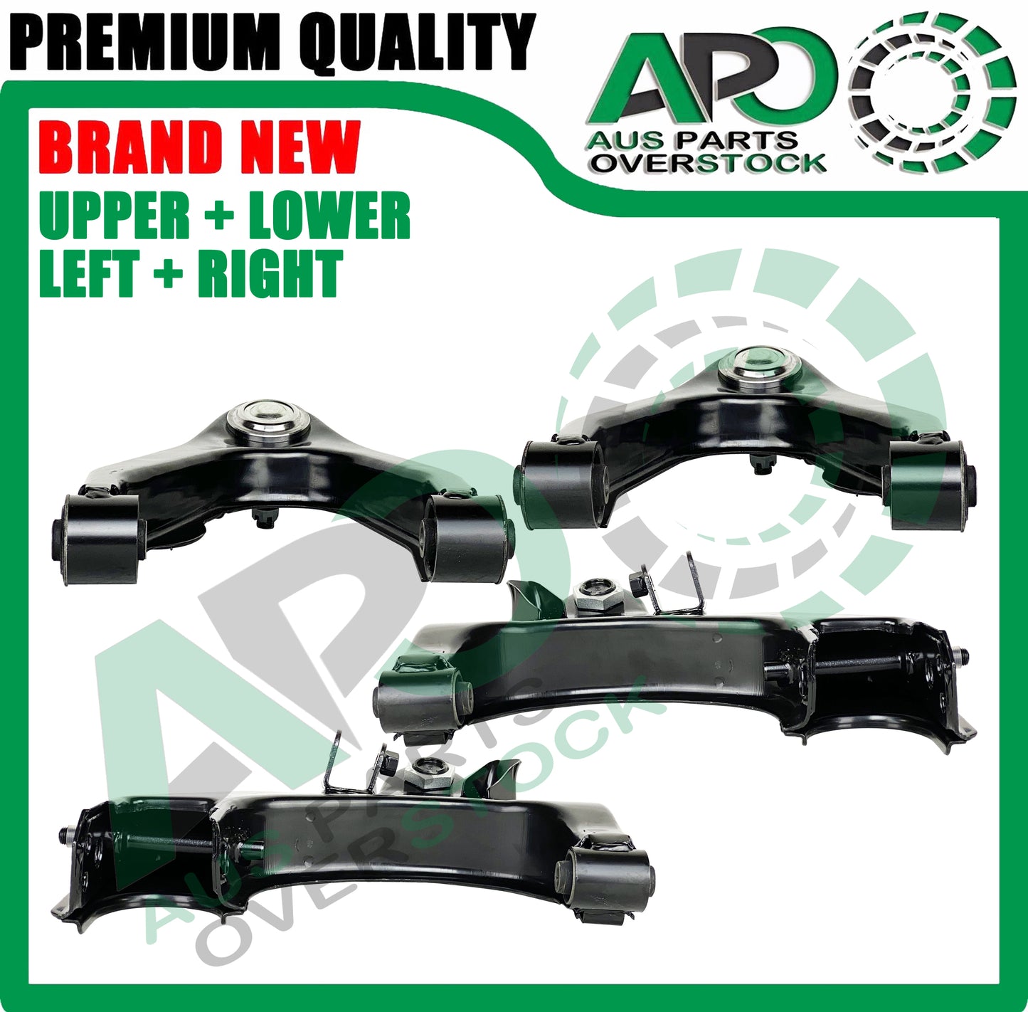 Front Lower Upper Left Right Control Arms for NISSAN Navara D22 4X4 1997-2015