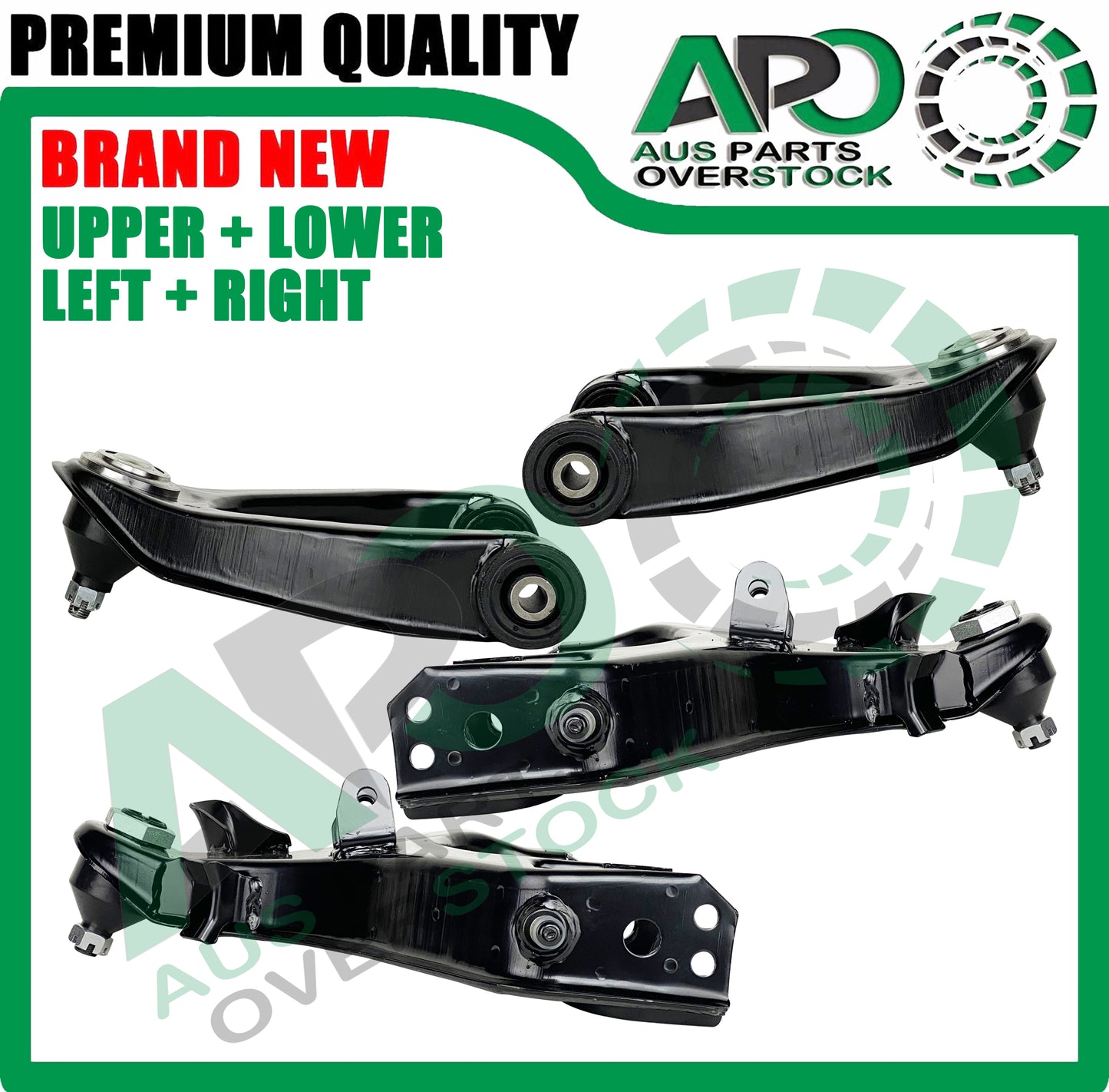 Front Lower Upper Left Right Control Arms for NISSAN Navara D22 4X4 1997-2015