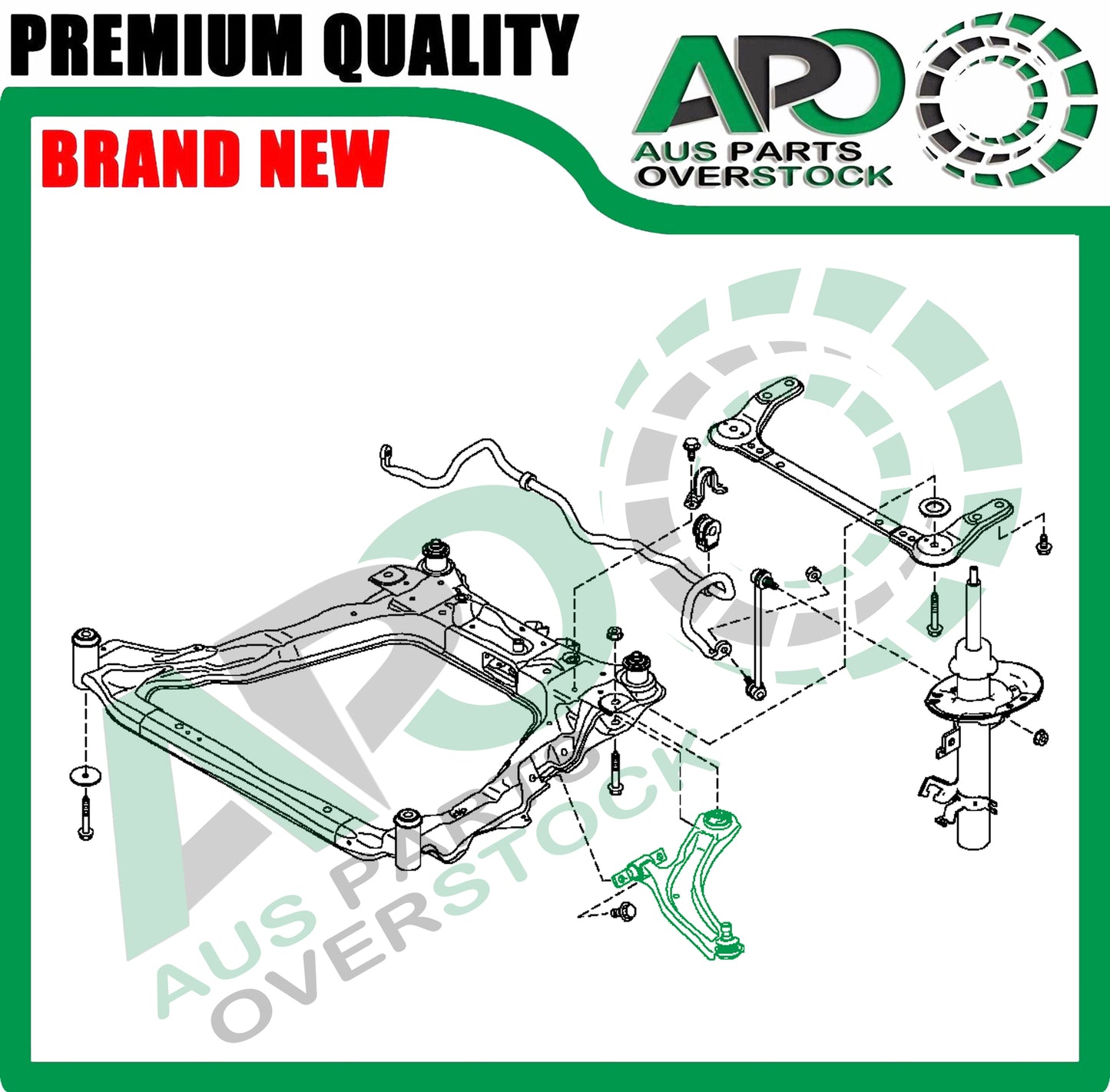 Front Lower Left & Right Control Arm & Ball Joint Pair for NISSAN X-TRAIL XTRAIL T32 2014-On