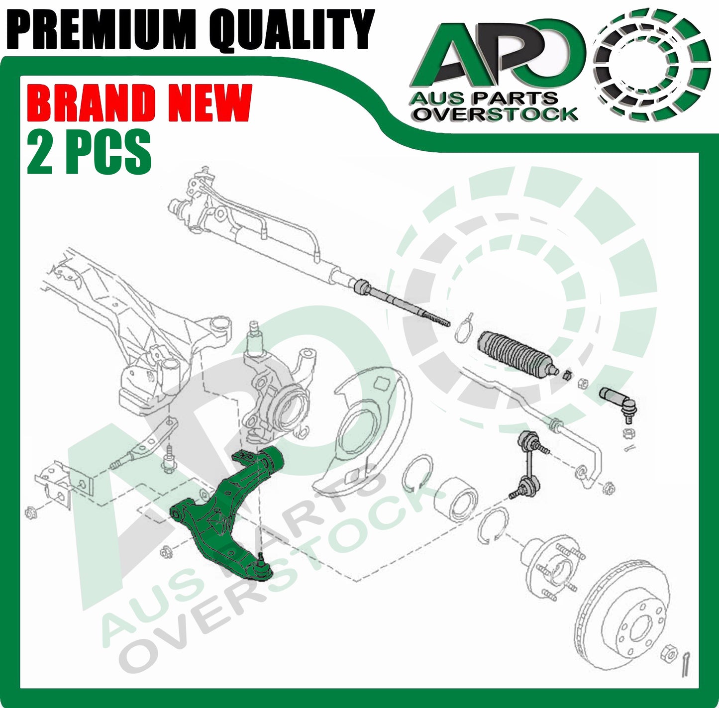 Front Lower Left & Right Control Arm NEW for NISSAN Xtrail X-Trail T30 2001-2007