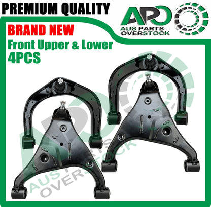 Front Lower & Upper Left & Right Control Arms Pair for NISSAN PATROL Y62 2010-On