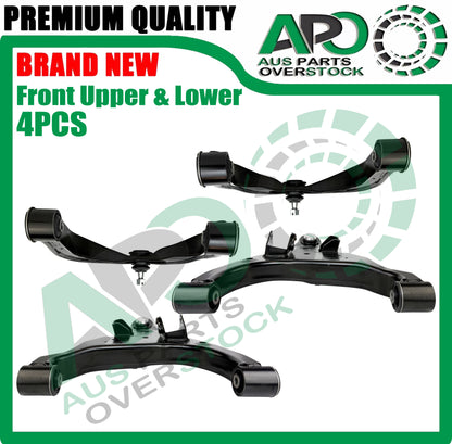 Front Lower & Upper Left & Right Control Arms Pair for NISSAN PATROL Y62 2010-On