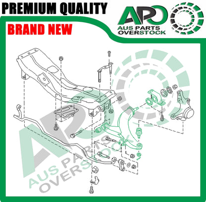 Front Lower Right & Left Control Arms + Ball Joints For SUBARU Liberty 1989-8/2003