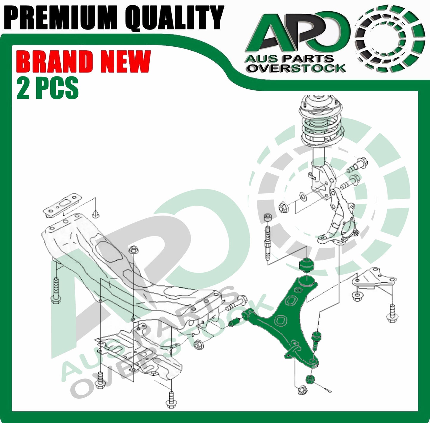 Front Lower Left & Right Control Arms Ball Joints For SUBARU FORESTER SJ 2012-On