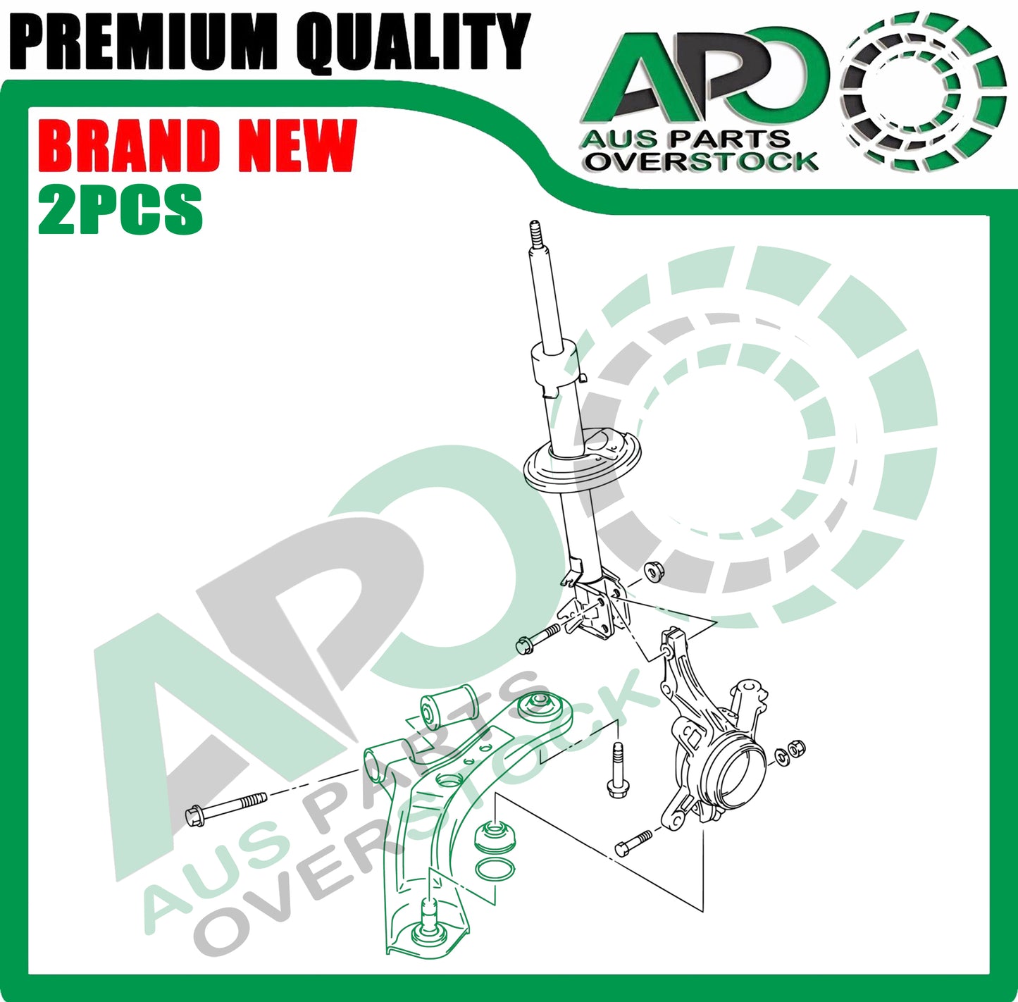 Front Lower Left & Right Control Arms With Ball Joints For SUZUKI SX4 2006-2013