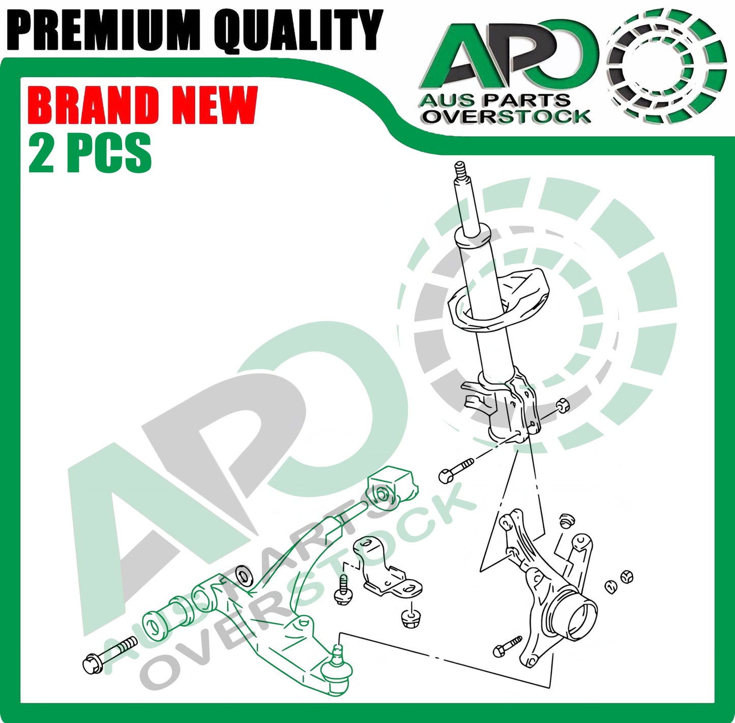 Front Lower L & R Control Arms & Ball Joint for SUZUKI Swift SF310 SF413 1989-2001