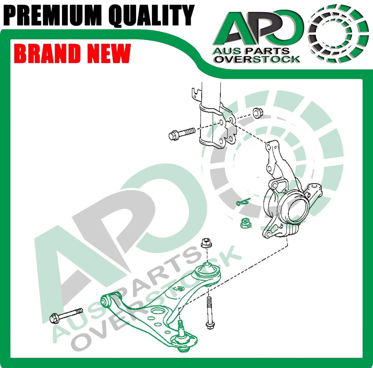 Front Lower Left & Right Control Arms for TOYOTA NOAH VOXY AZR60 AZR65 2001-2007