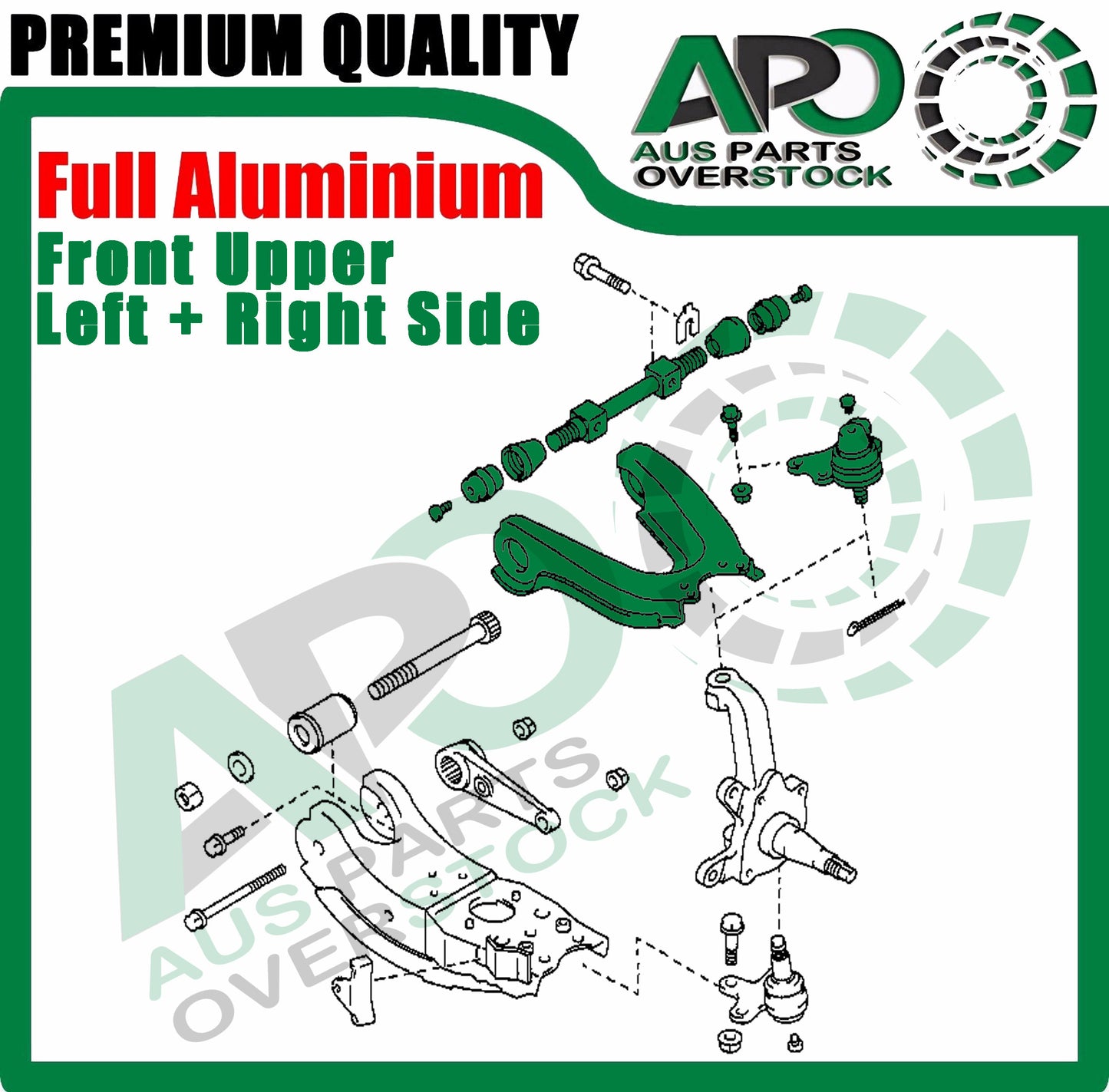 Front Upper L & R Control Arms Ball Joints for TOYOTA HILUX 2WD LN80R LN86R LN90R LN91R RN85R YN80R YN85R YN87R YN90R