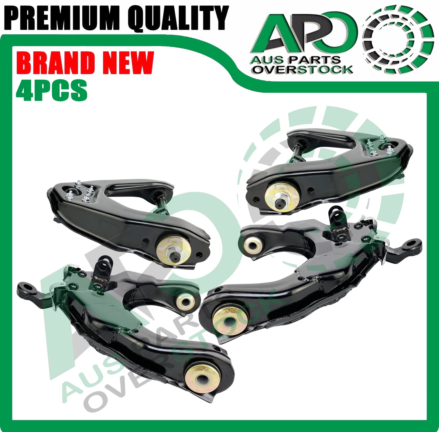 Front Upper & Lower Left Right Control Arms For TOYOTA HILUX KZN165R LN167R LN172R 4WD 1997-2005 (Copy)