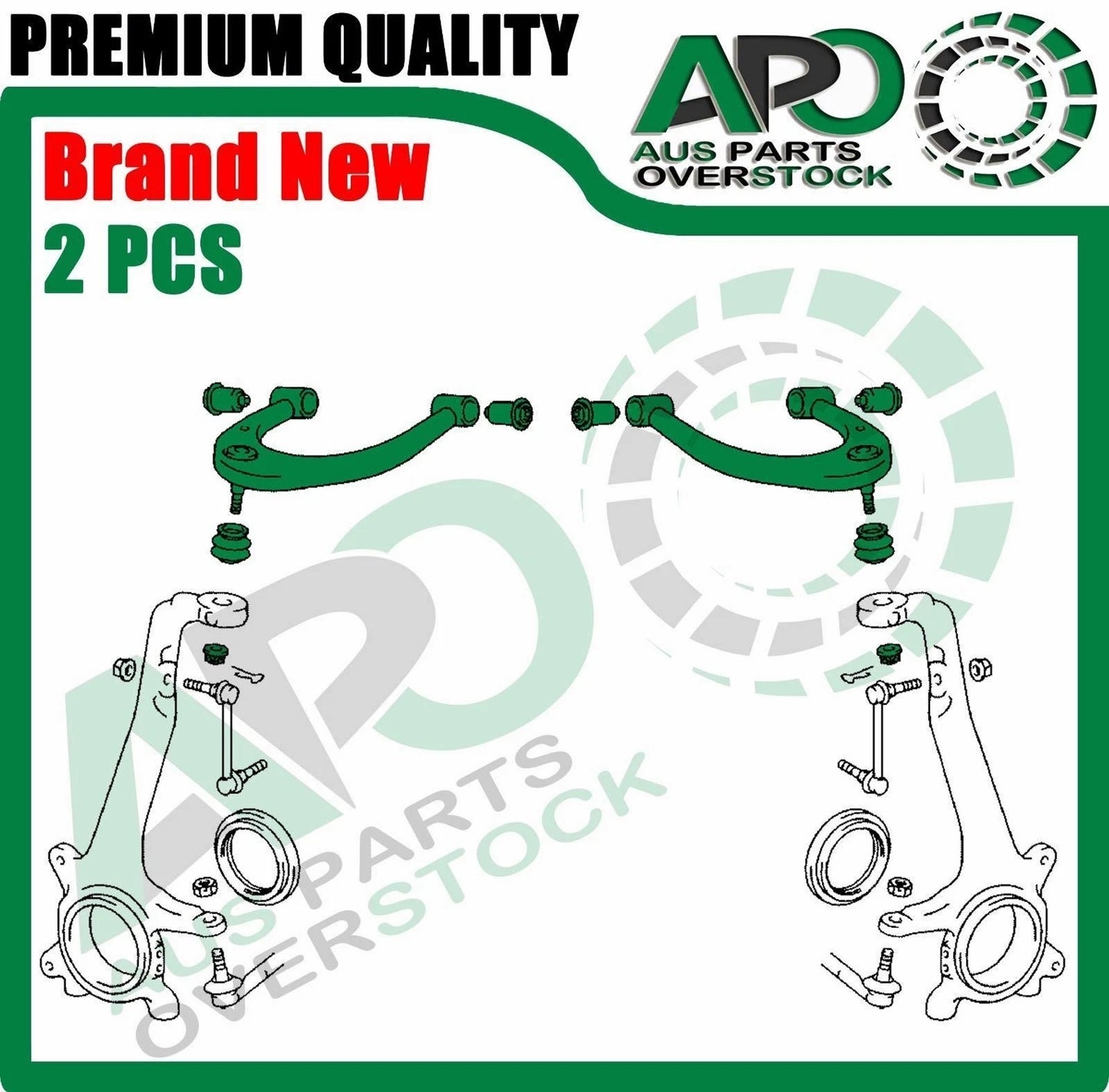 Front Upper Left Right Control Arms Ball Joints For TOYOTA PRADO J120 2003-2009