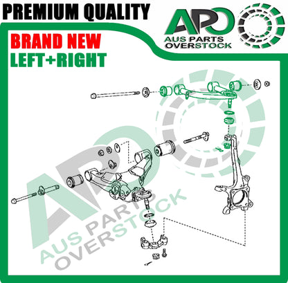 Front Upper Left & Right Control Arms Ball Joints for LEXUS LX460 LX570 URJ201R URJ202
