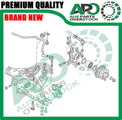 Front Lower Right Left Straight Control Arm & Ball Joint Assembly for VOLKSWAGEN POLO 1995-2001