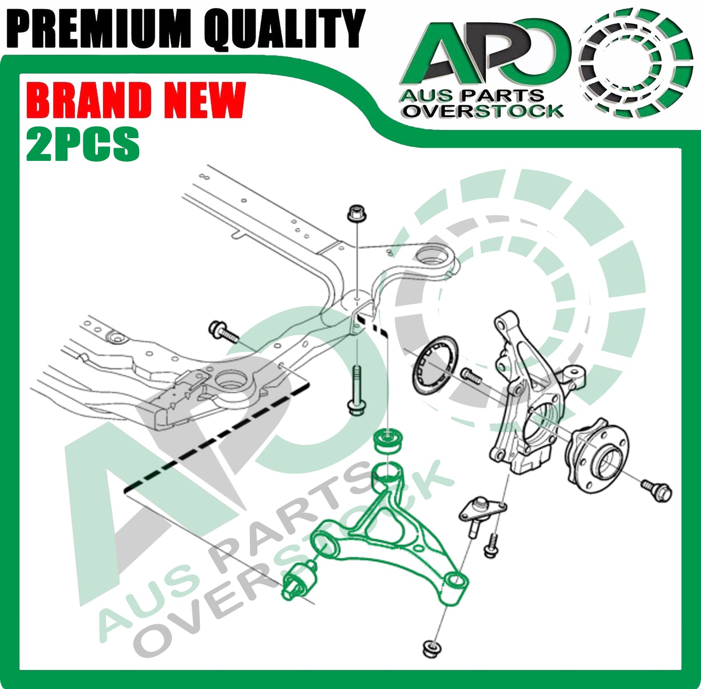 Front Lower Left & Right Control Arms for VOLVO XC90 Series 1 275 10/2002-2014