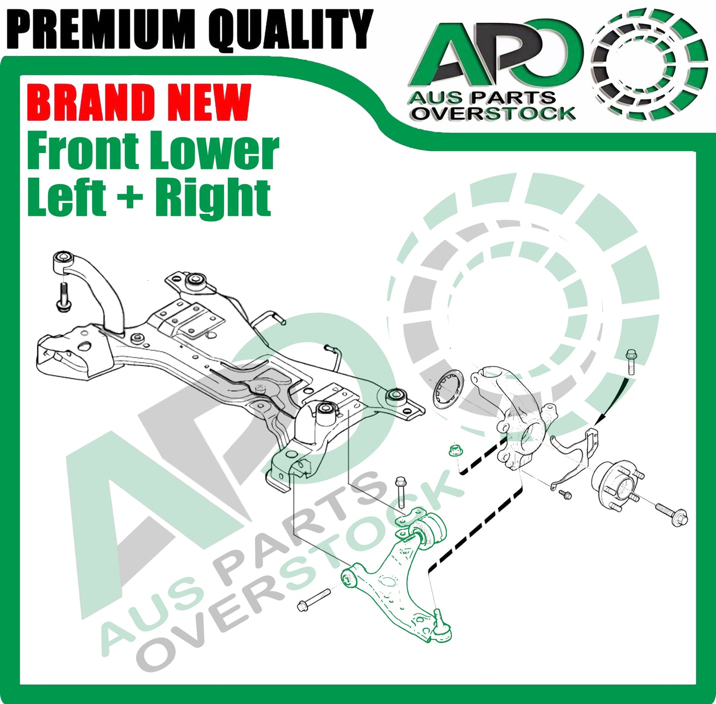 Front Lower Left & Right Control Arms With Ball Joints For FORD Focus LS LT LV