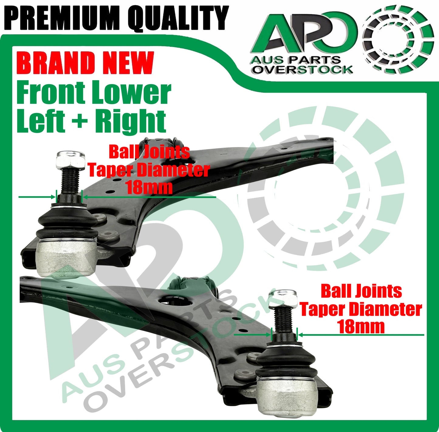 Front Lower Left & Right Control Arms With Ball Joints For FORD Focus LS LT LV