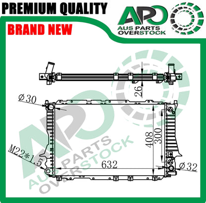 Radiator For AUDI 100 C4 2.8L Petrol Auto Manual 12/1990-7/1994