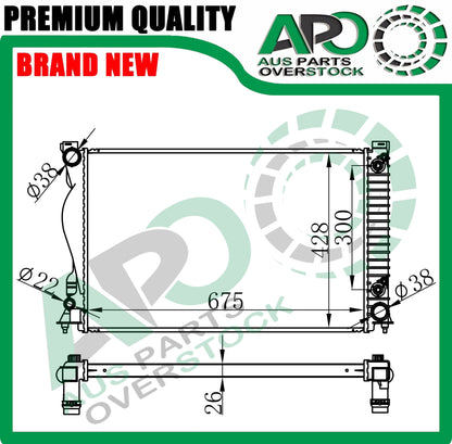 Radiator For AUDI A6 C9 C7 2.4L 2.8L 3.0L 3.2L Petrol 2004-2015