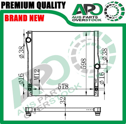 Radiator For BMW X5 E70 3.0L 6Cyl / 4.8L V8 Petrol 02/2007-2013