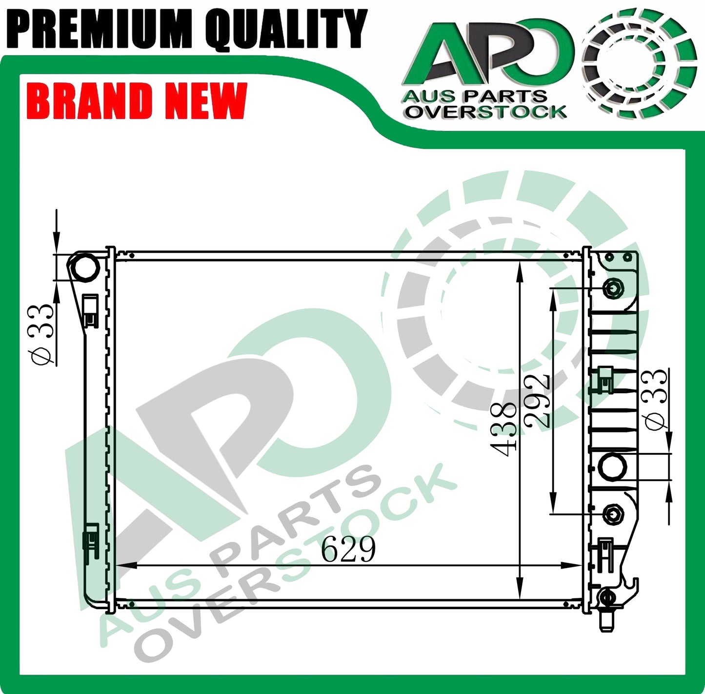 Radiator For CHEVROLET CORVETTE C5 5.7L V8 Auto Manual 1997-2004