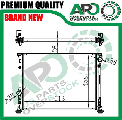 Radiator For CHRYSLER 300C 2.7L 3.5L 3.6L V6 / 5.7L 6.1L V8 2009-On