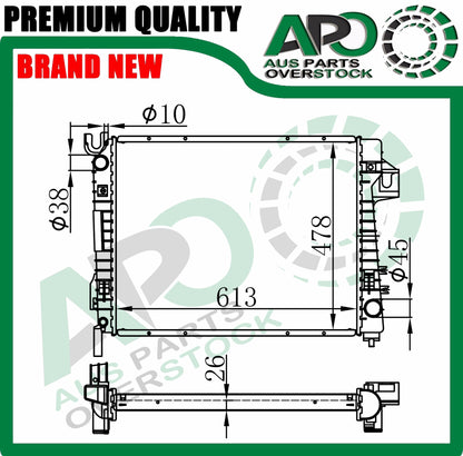 Radiator DODGE RAM 1500 2500 3500 3.7L V6 4.7L 5.7L 5.9L V8 2003-2008