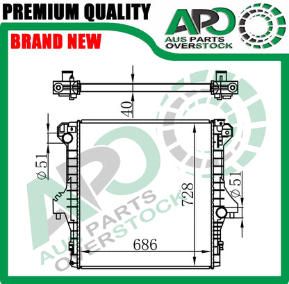 Radiator DODGE RAM 2500 3500 4000 4500 5500 5.9L 6.7L Turbo Diesel 03-09