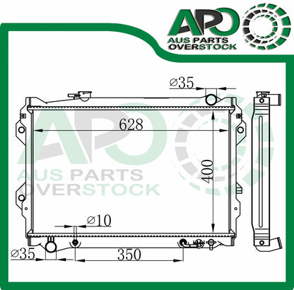Radiator FORD Courier 88-96 // MAZDA B SERIES UTE UF 6/85-3/96