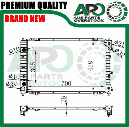 Radiator for FORD Escape BA ZA ZB ZC ZD 6Cyl 99-/MAZDA Tribute YU V6 99-On 3.0L