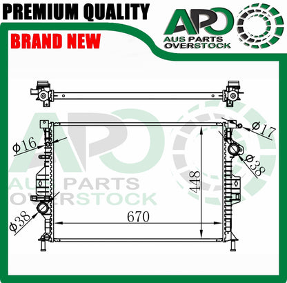 Radiator For RANGE ROVER EVOQUE LV Petrol / Diesel Auto / Manual 6/2011-On