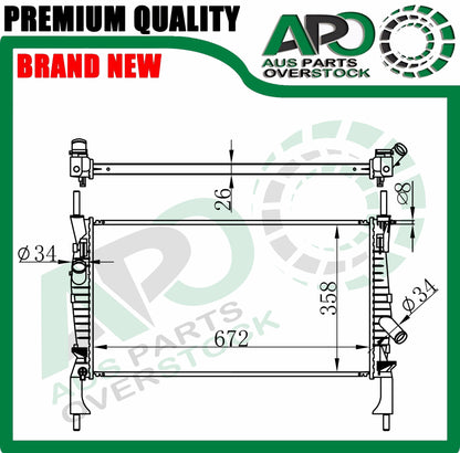Radiator Ford Transit VM V347 V348 2.2 2.4L Diesel 2.3L Petrol 2006-2013