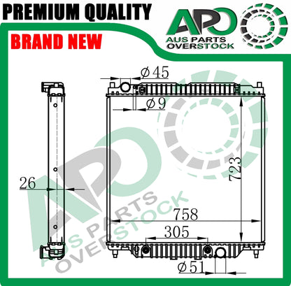 Radiator For Ford F250 F350 F450 F550 Super Duty Petrol Diesel 2005-2007