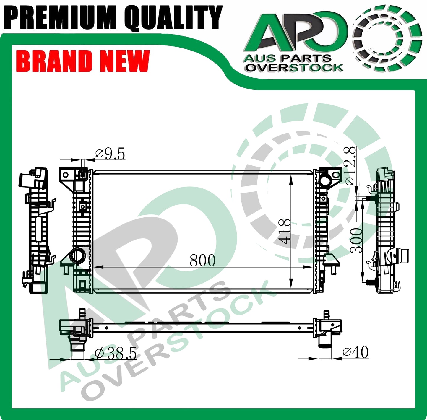 Radiator For FORD F150 3.5L 3.7L 6Cyl / 5.0L 8Cyl Petrol 2011-2014