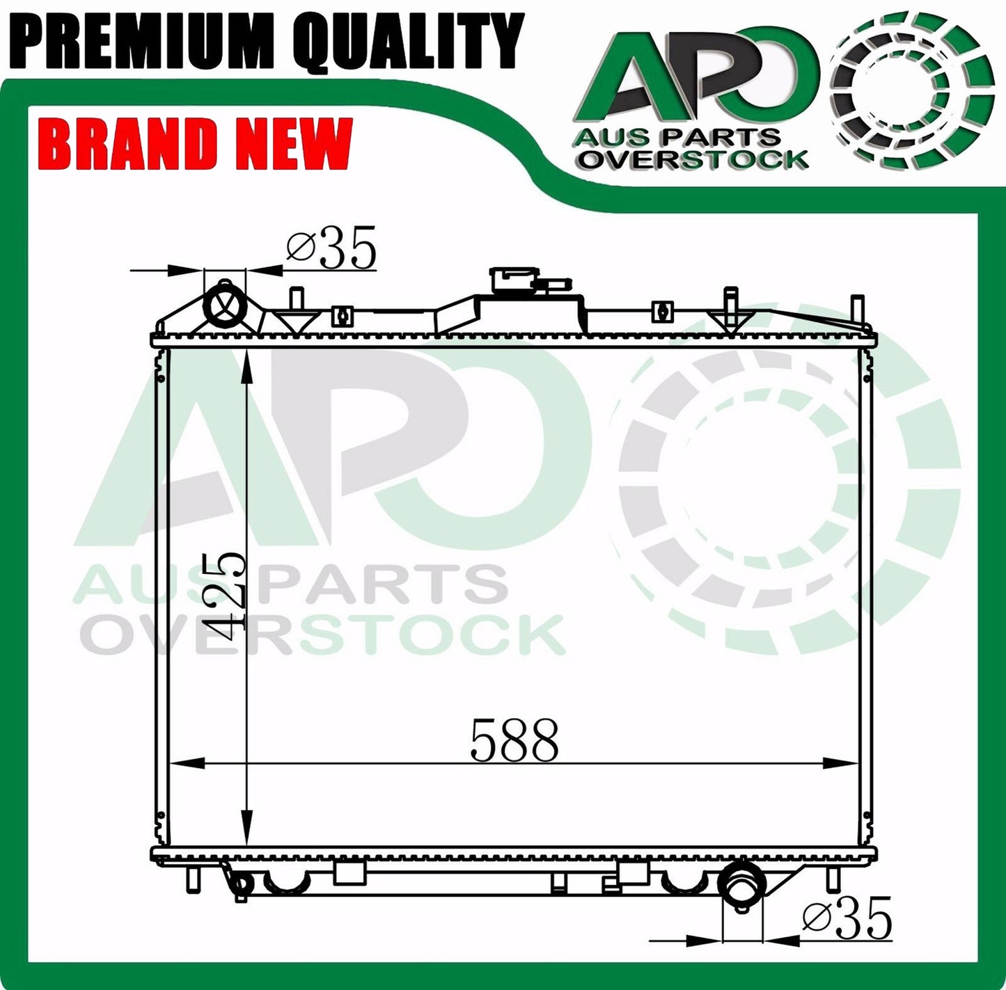 Radiator For Great Wall X240 Manual 2008-On